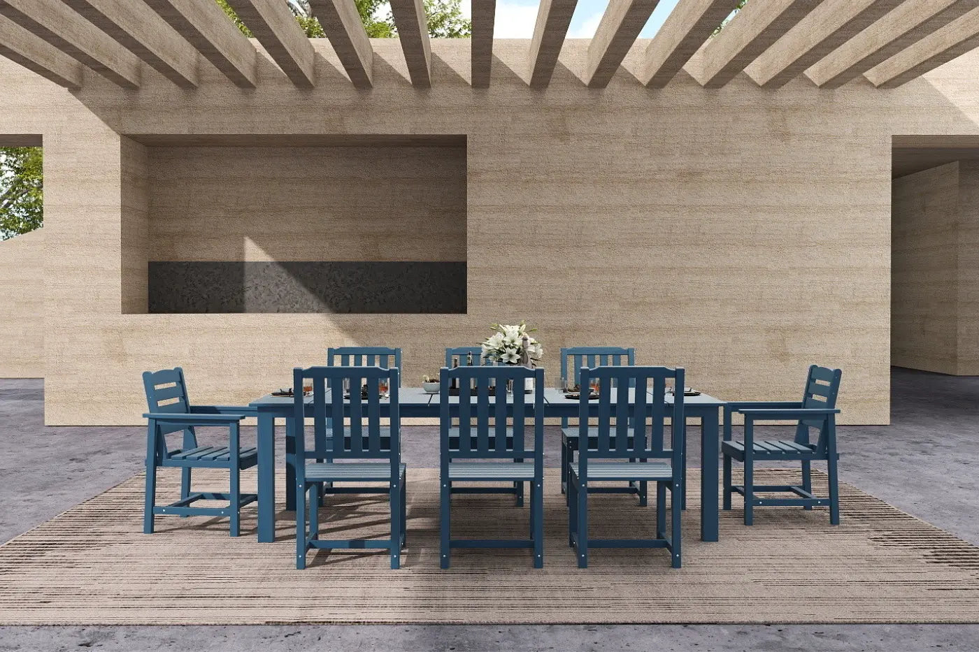 Outdoor Dining Set - Table & Chairs