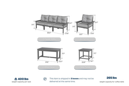 HDPE Frame Outdoor Modular Sofa