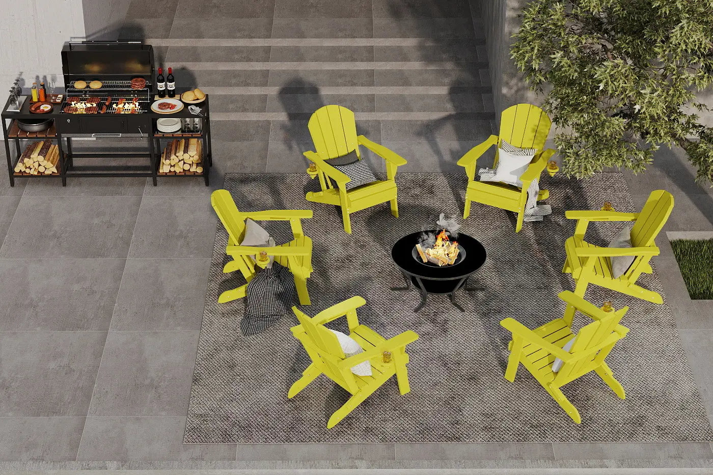 Folding Adirondack Chair