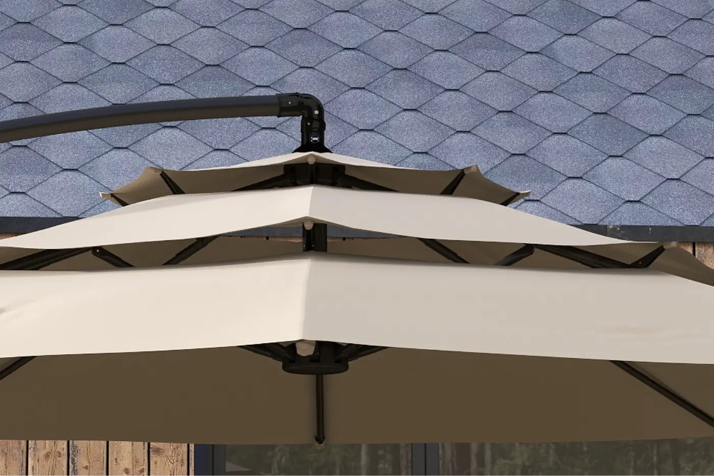 3 Tier Cantilever Patio Umbrella