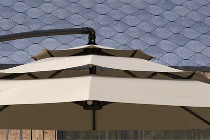 3 Tier Cantilever Patio Umbrella