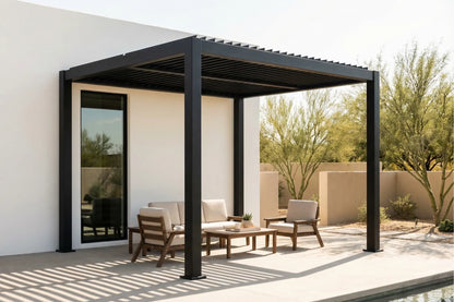 louvered pergola