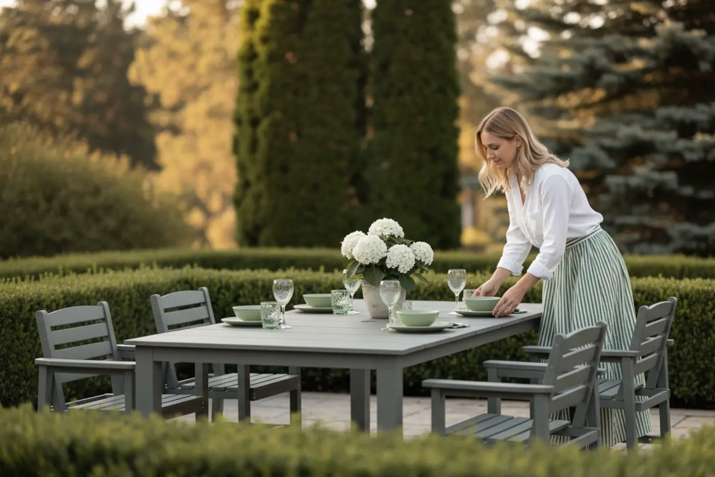Outdoor Dining Set - Table & Chairs