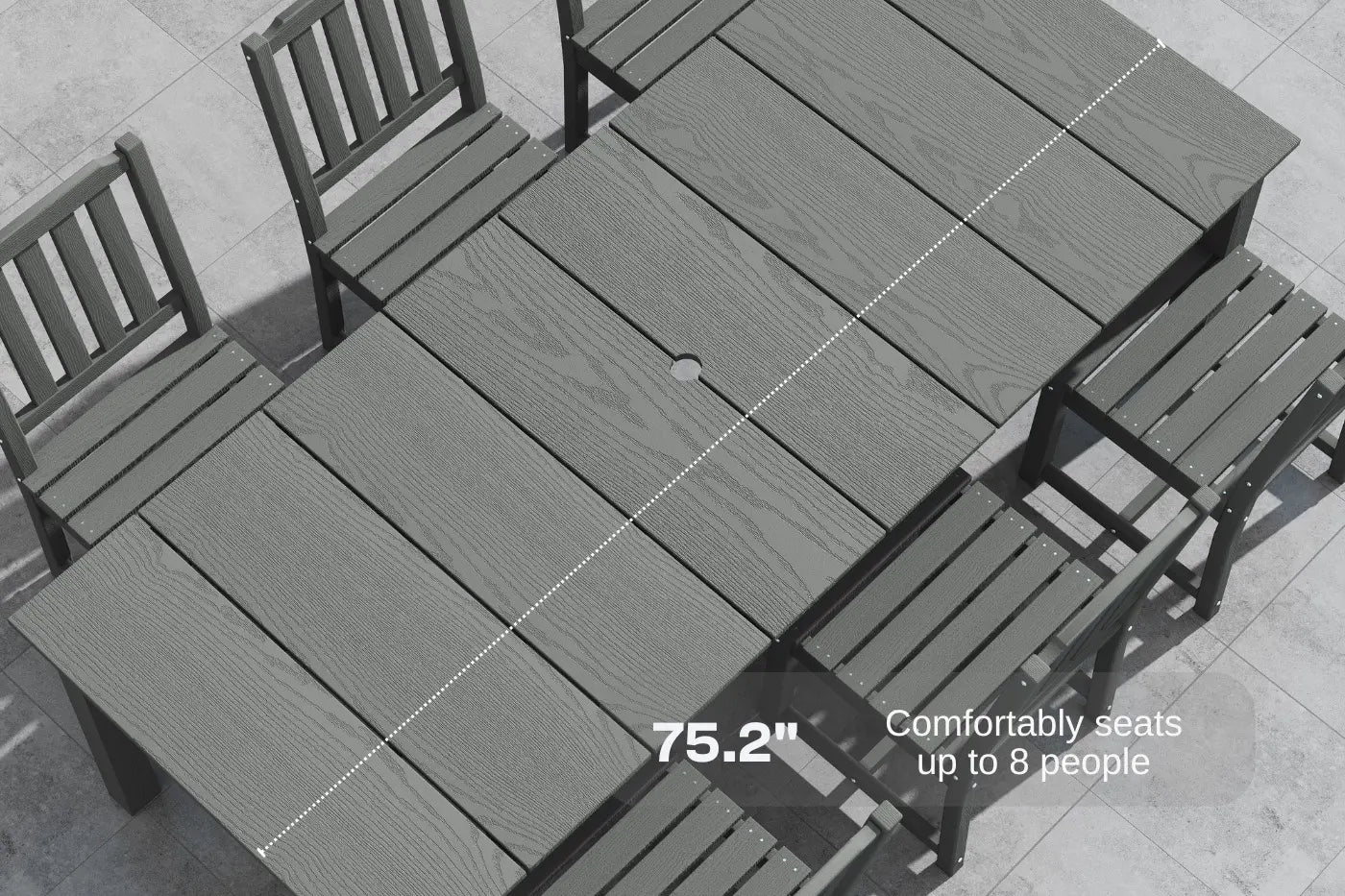 Outdoor Dining Set - Table & Chairs