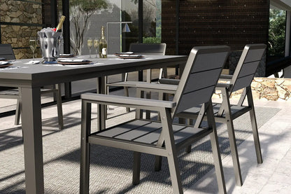 HDPE Outdoor Dining Set for 6