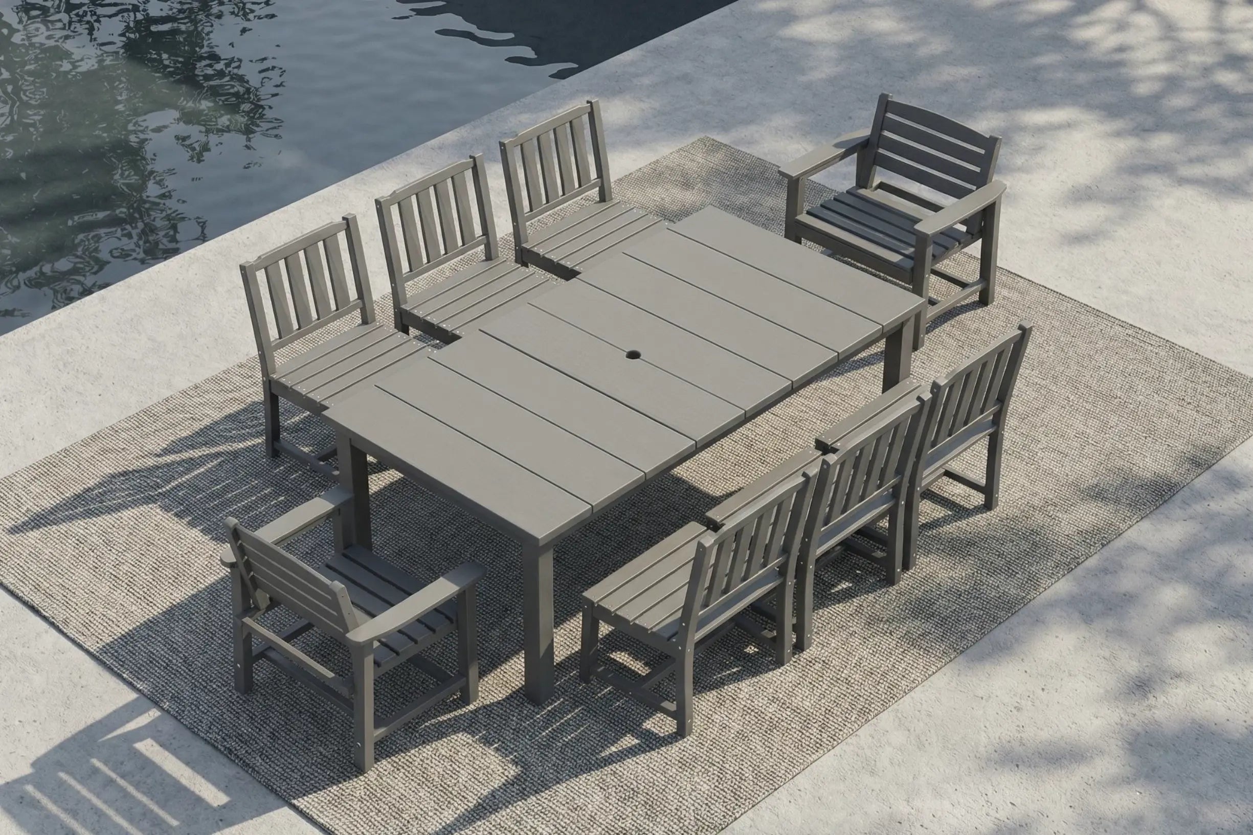 Outdoor Dining Set - Table & Chairs