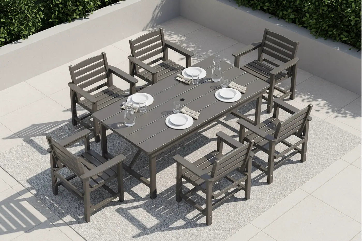 HDPE Outdoor Dining Set