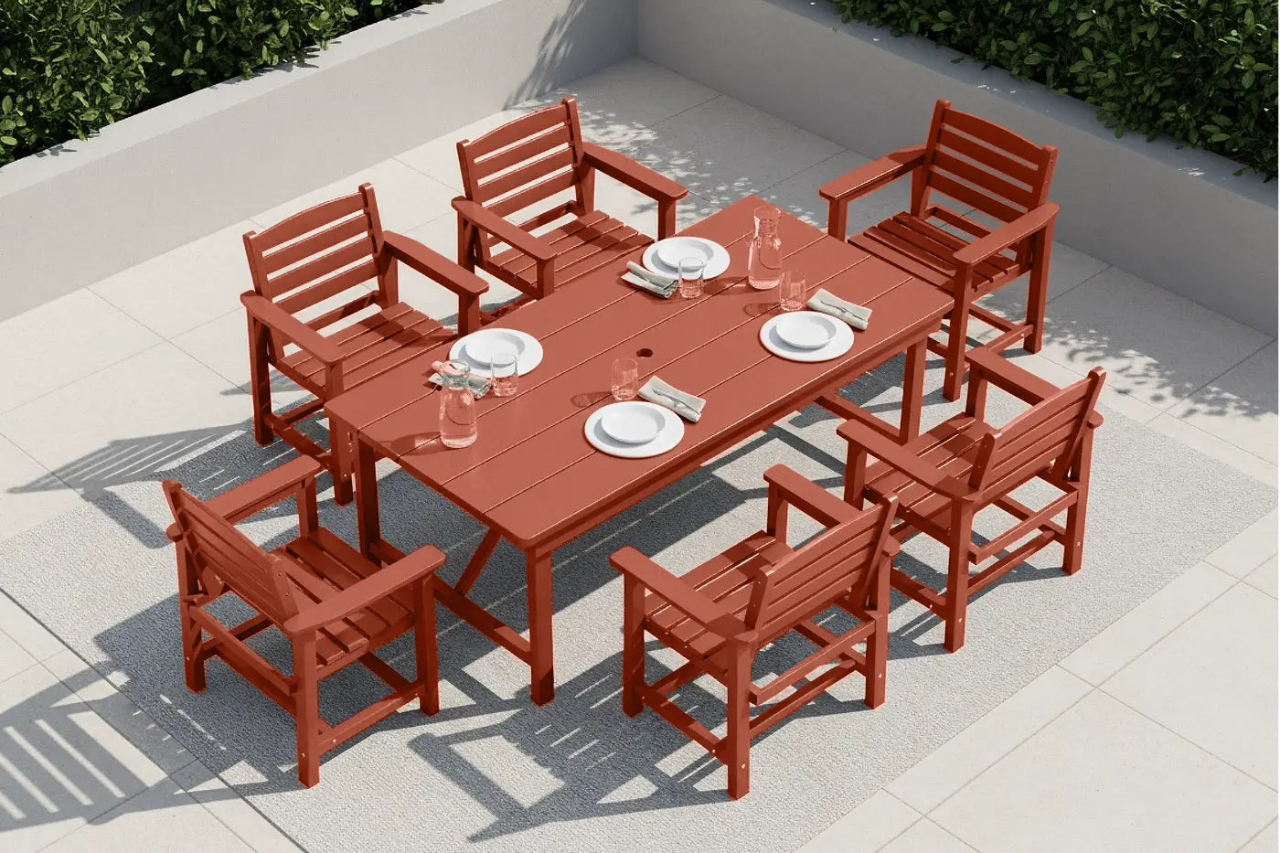 HDPE Outdoor Dining Set