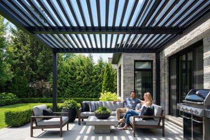 louvered pergola
