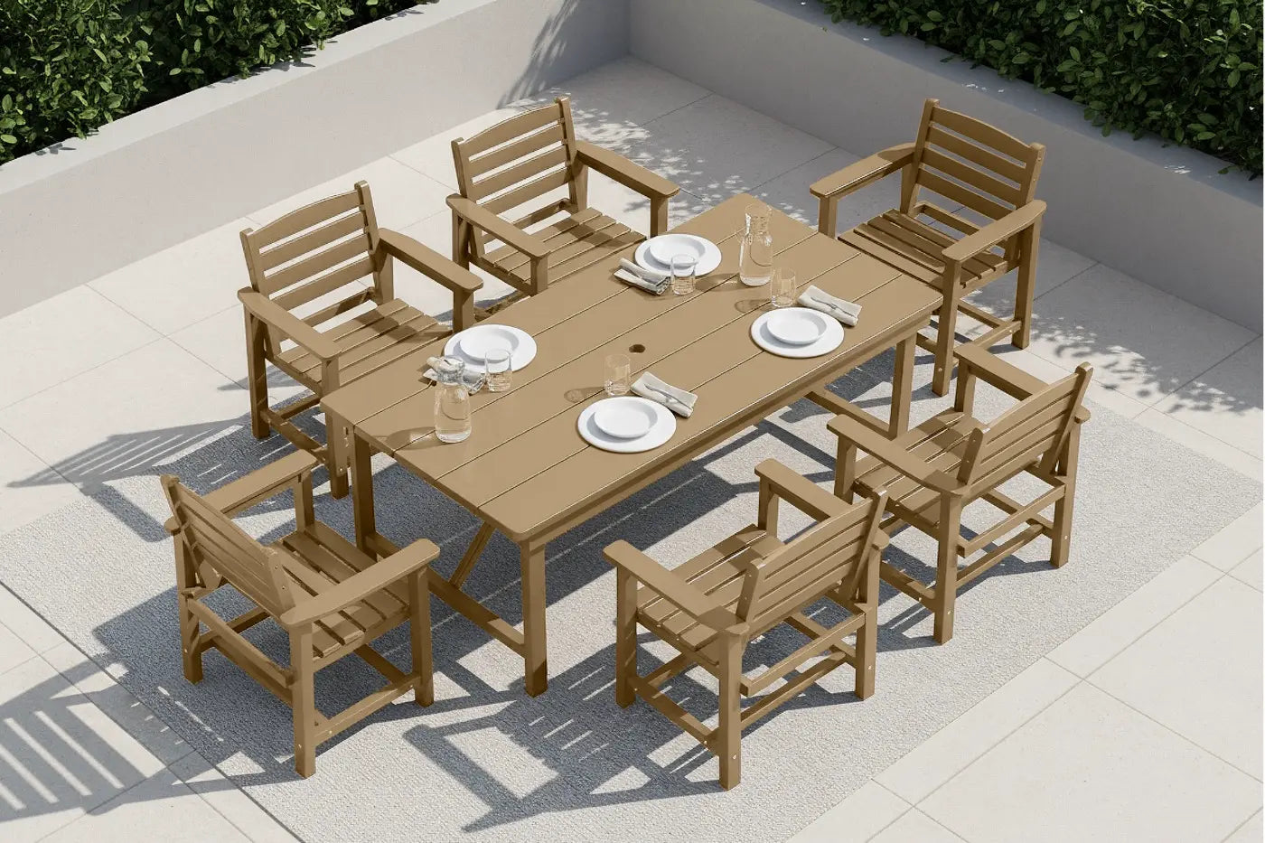 HDPE Outdoor Dining Set