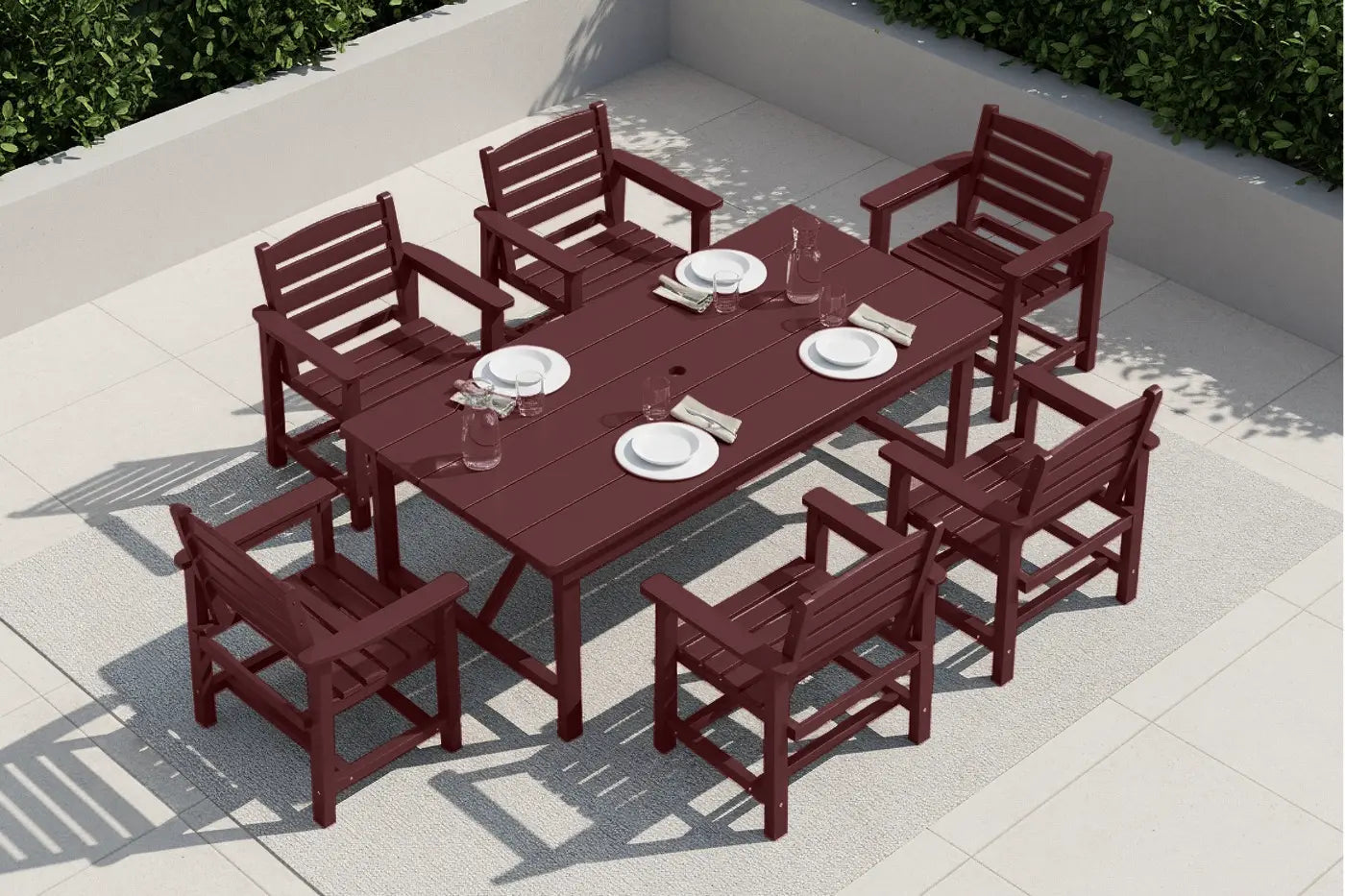 HDPE Outdoor Dining Set