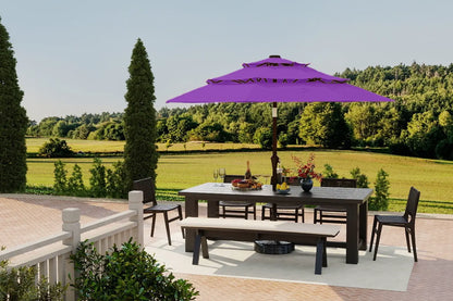 Fiberglass 3-Tier Patio Umbrella