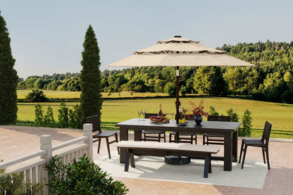 Fiberglass 3-Tier Patio Umbrella