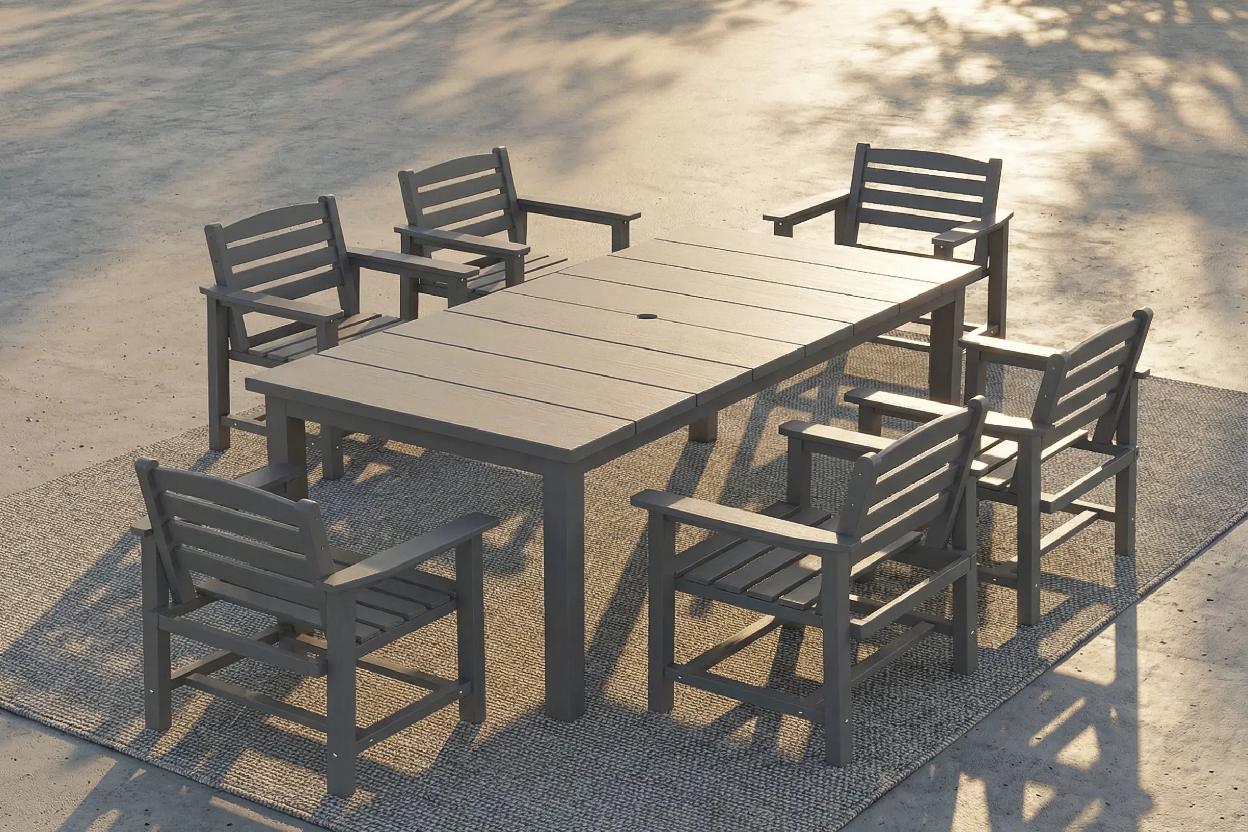 Outdoor Dining Set - Table & Chairs