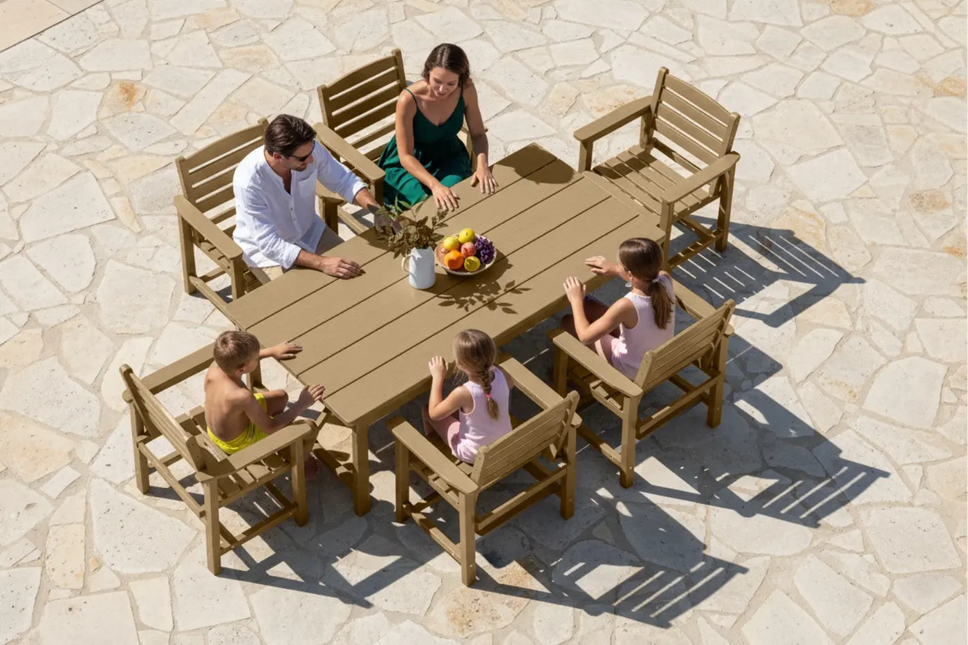 HDPE Outdoor Dining Set