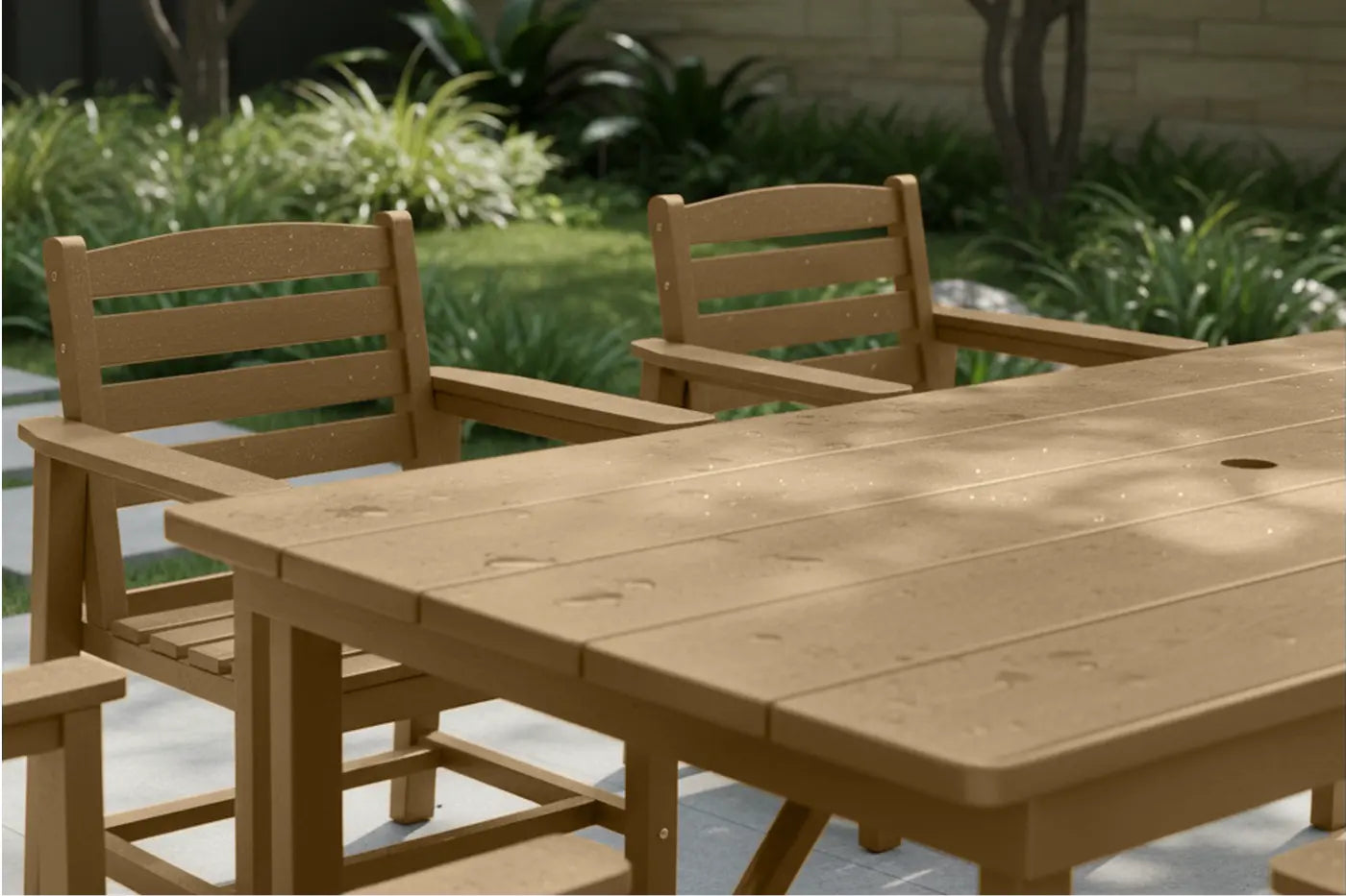 HDPE Outdoor Dining Set
