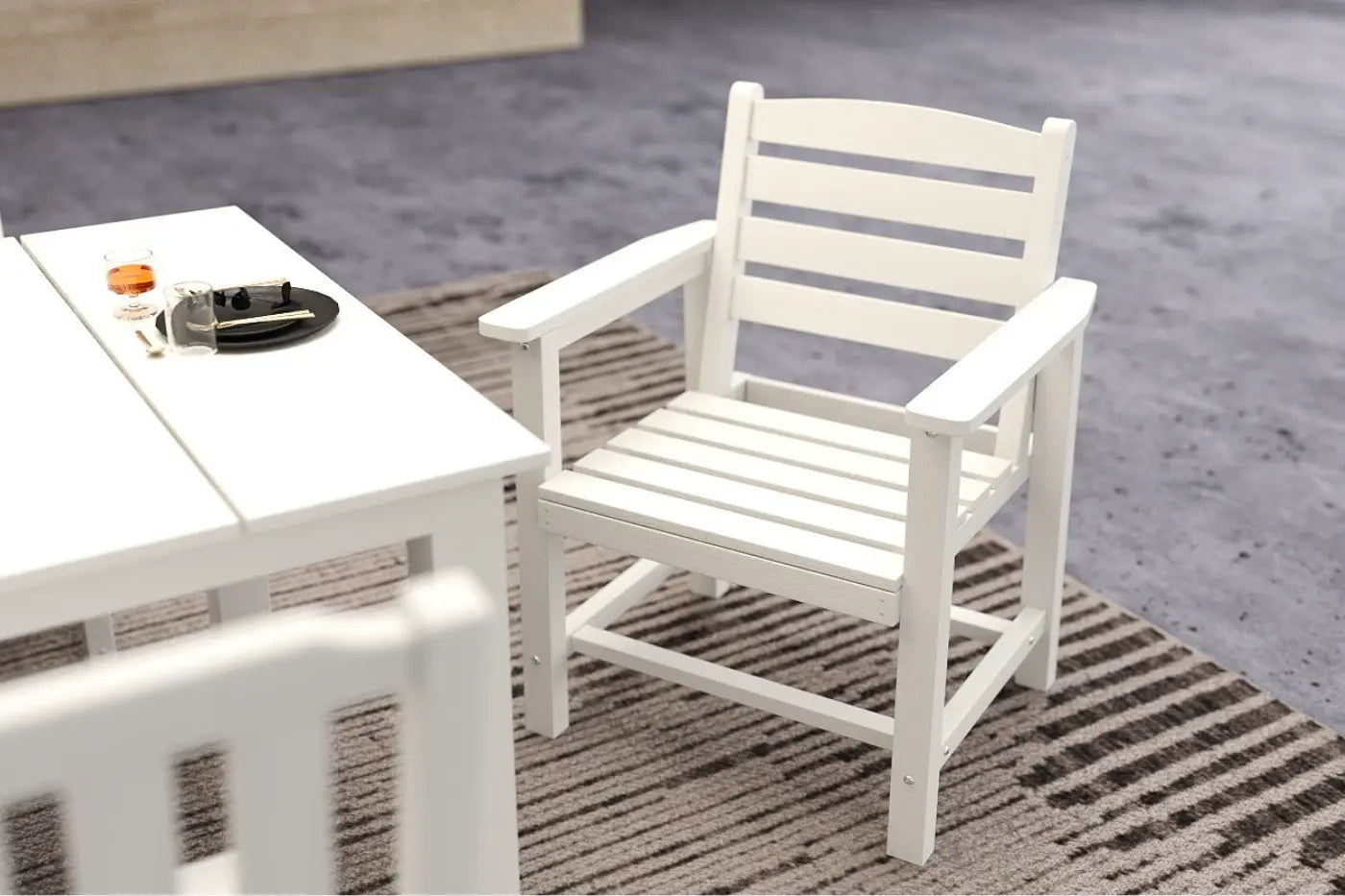 Outdoor Dining Set - Table & Chairs