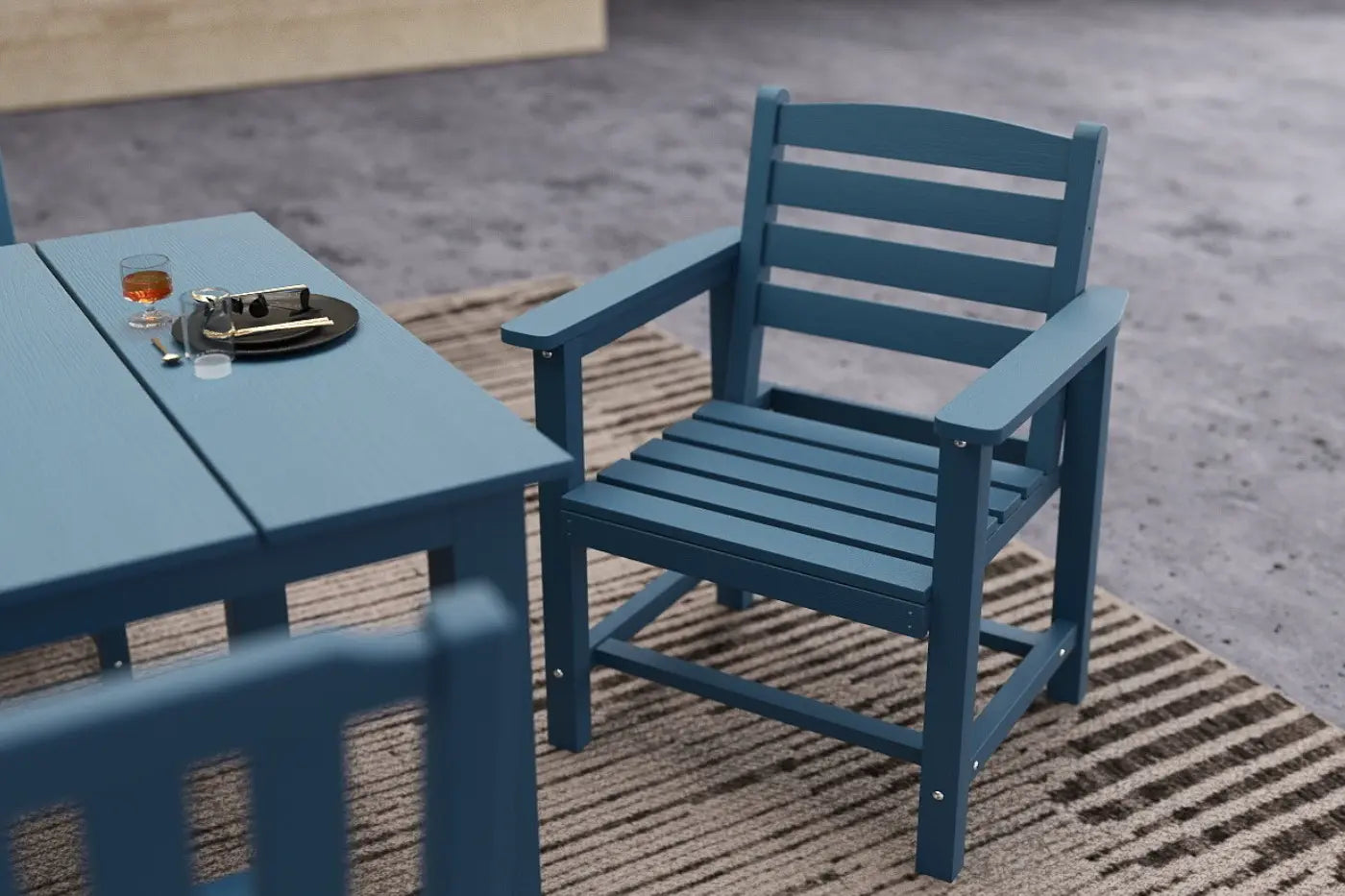 Outdoor Dining Set - Table & Chairs