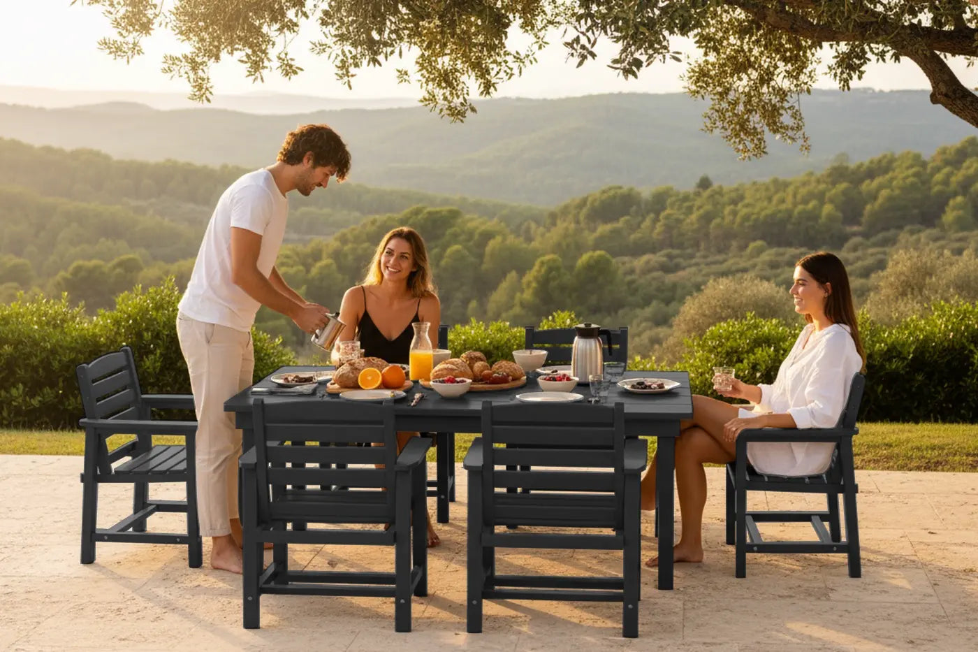 HDPE Outdoor Dining Set