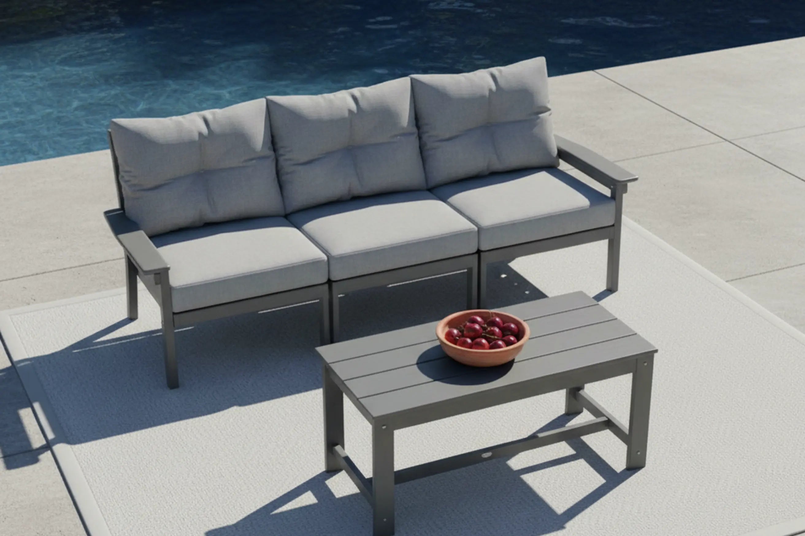 HDPE Frame Outdoor Modular Sofa