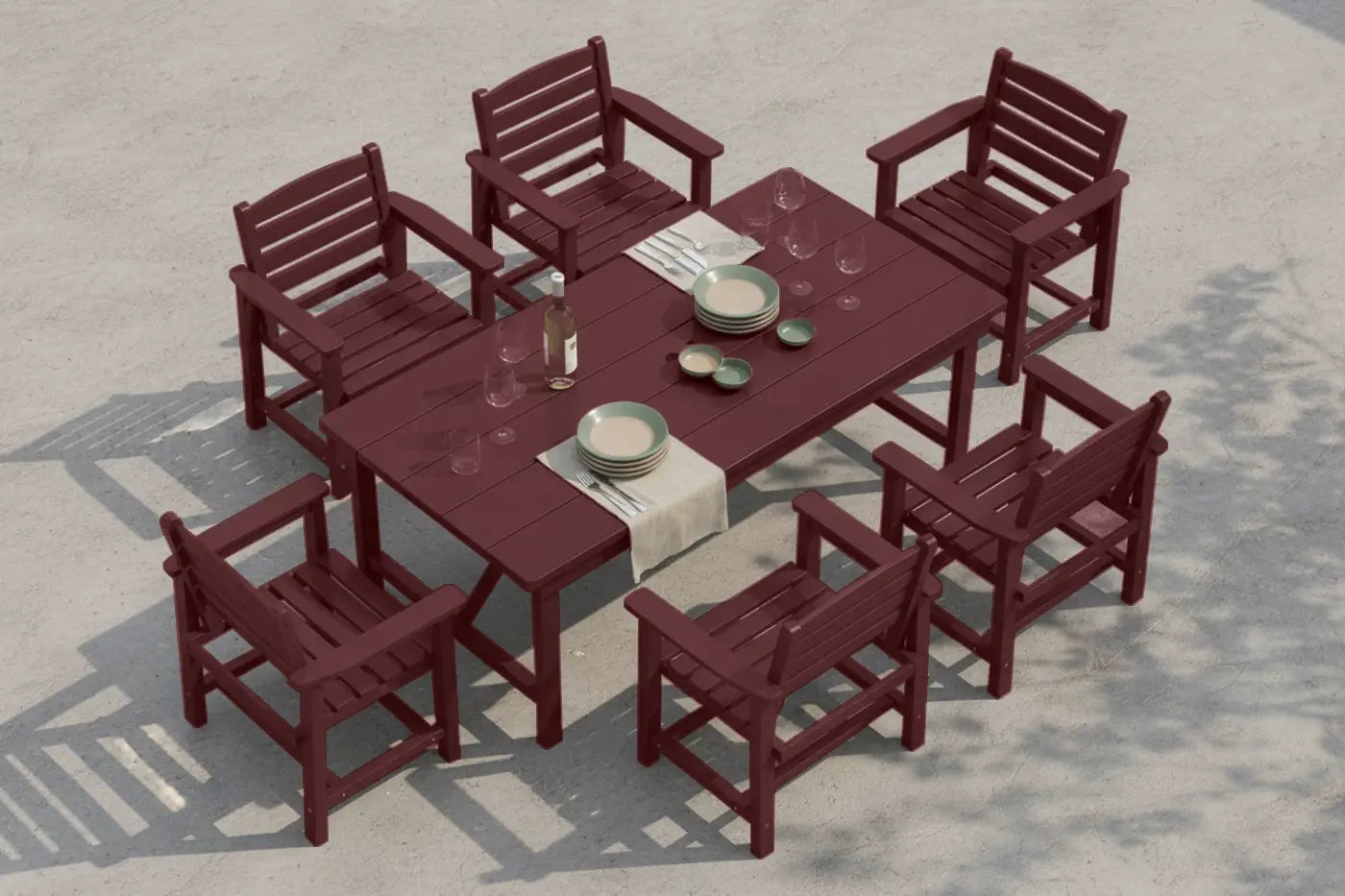 HDPE Outdoor Dining Set