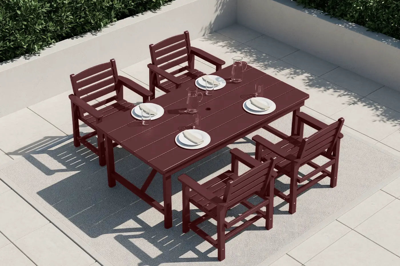 HDPE Outdoor Dining Set
