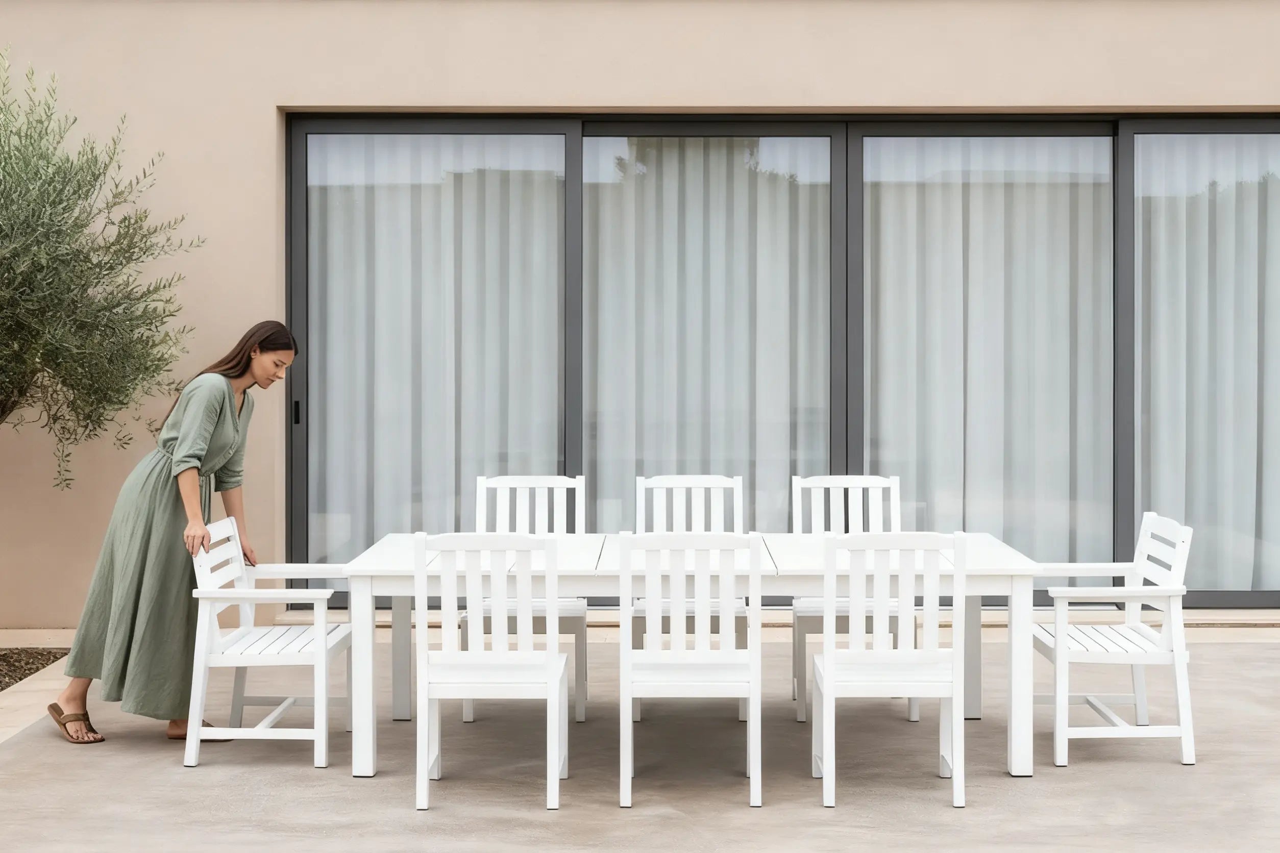 Outdoor Dining Set - Table & Chairs