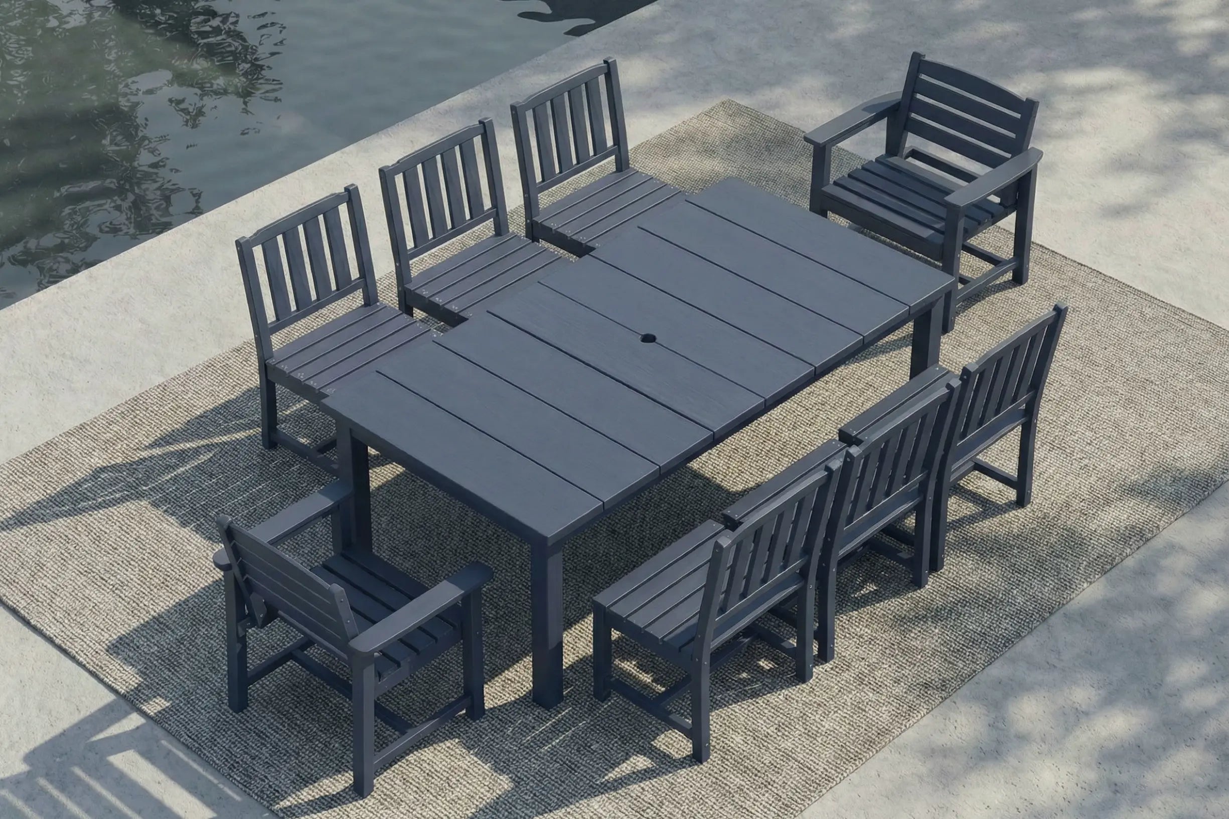Outdoor Dining Set - Table & Chairs