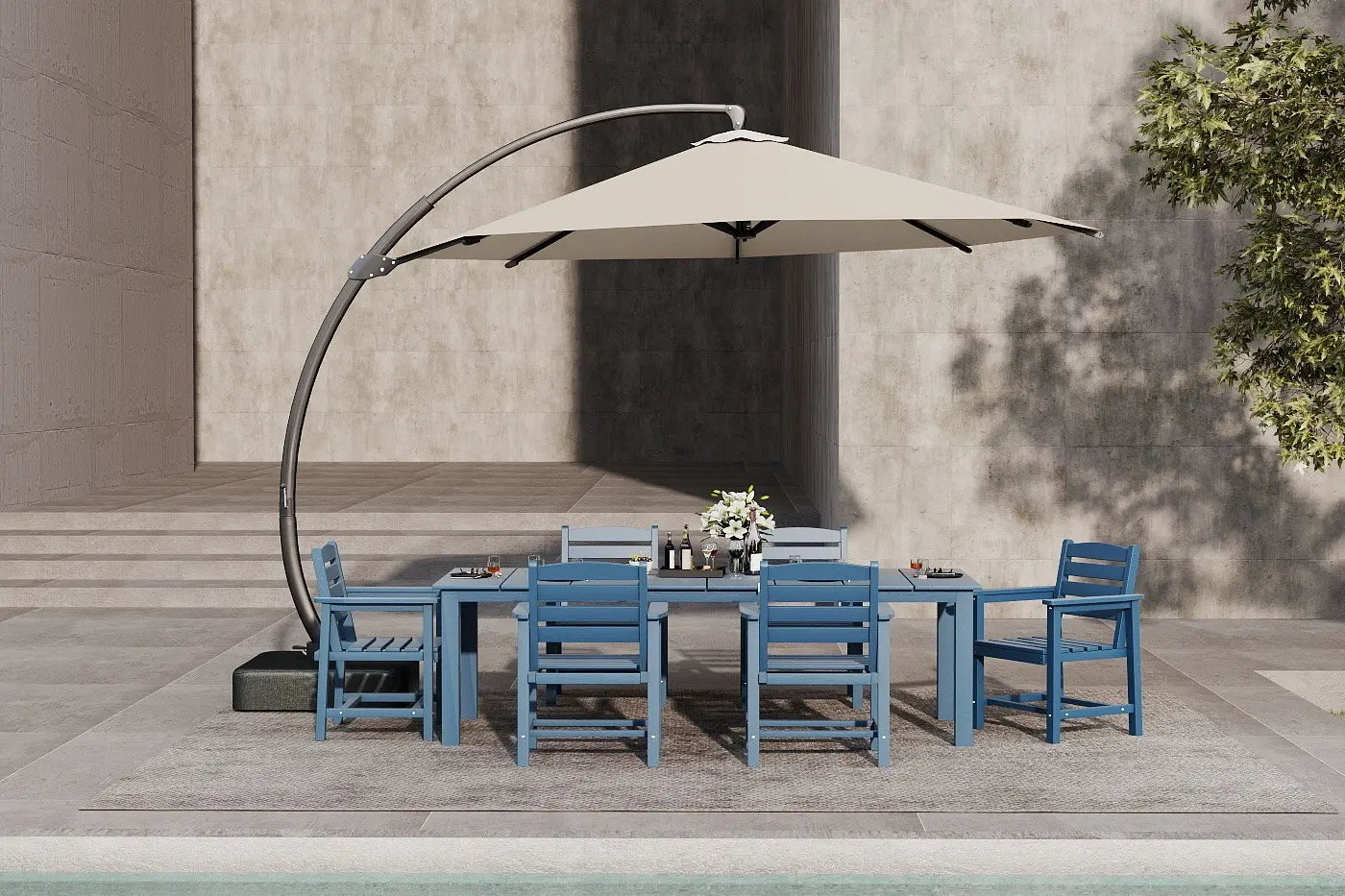 Outdoor Dining Set - Table & Chairs