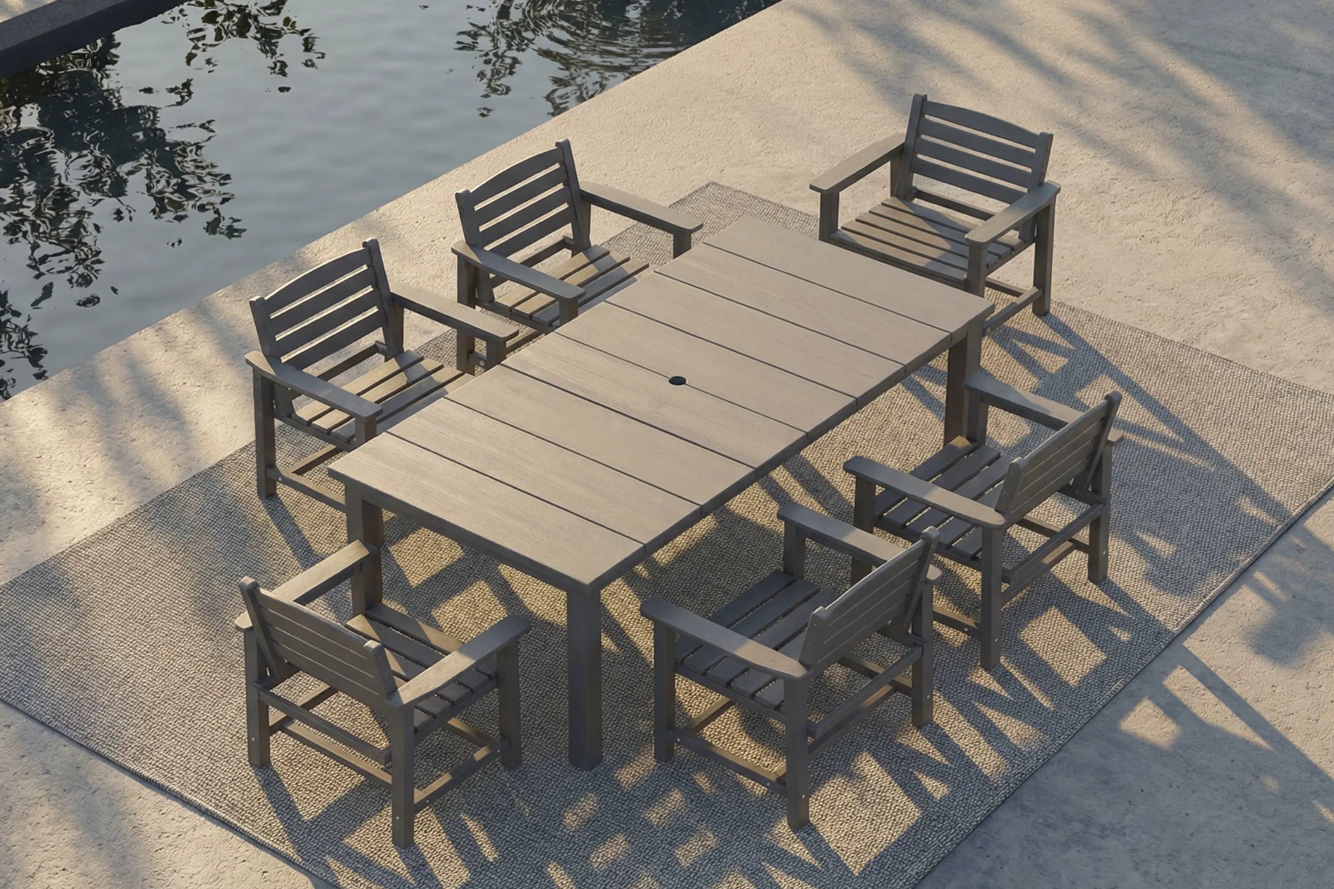 Outdoor Dining Set - Table & Chairs