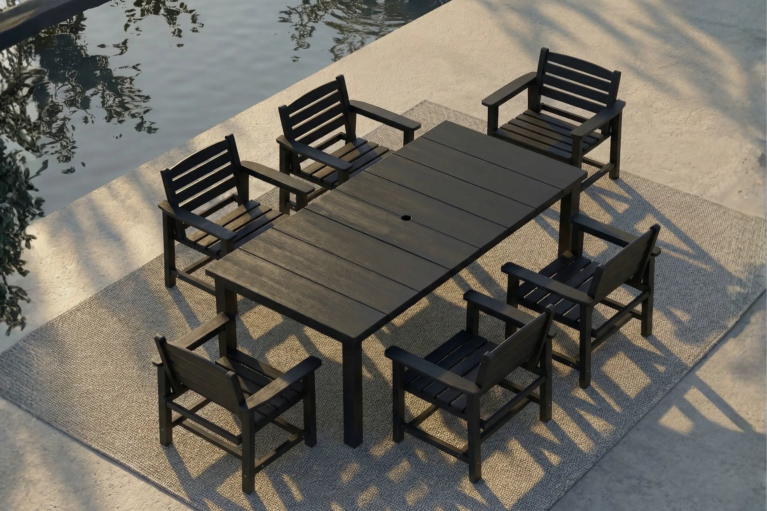 Outdoor Dining Set - Table & Chairs