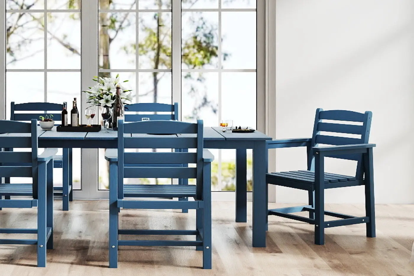 Outdoor Dining Set - Table & Chairs