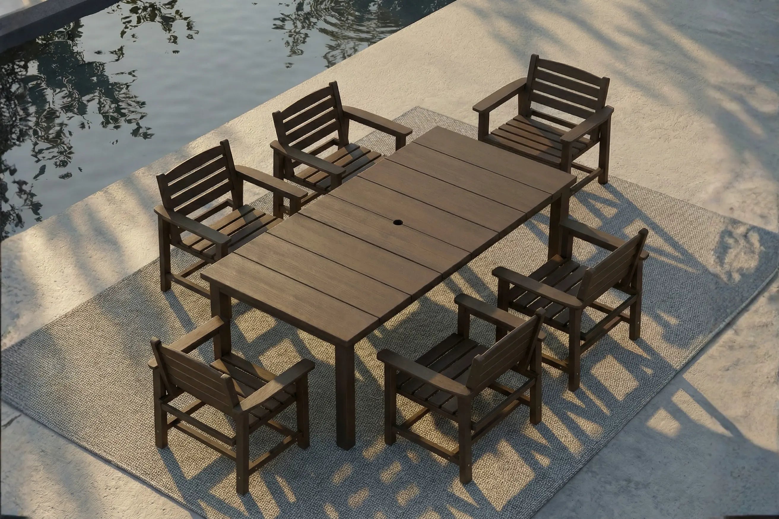 Outdoor Dining Set - Table & Chairs