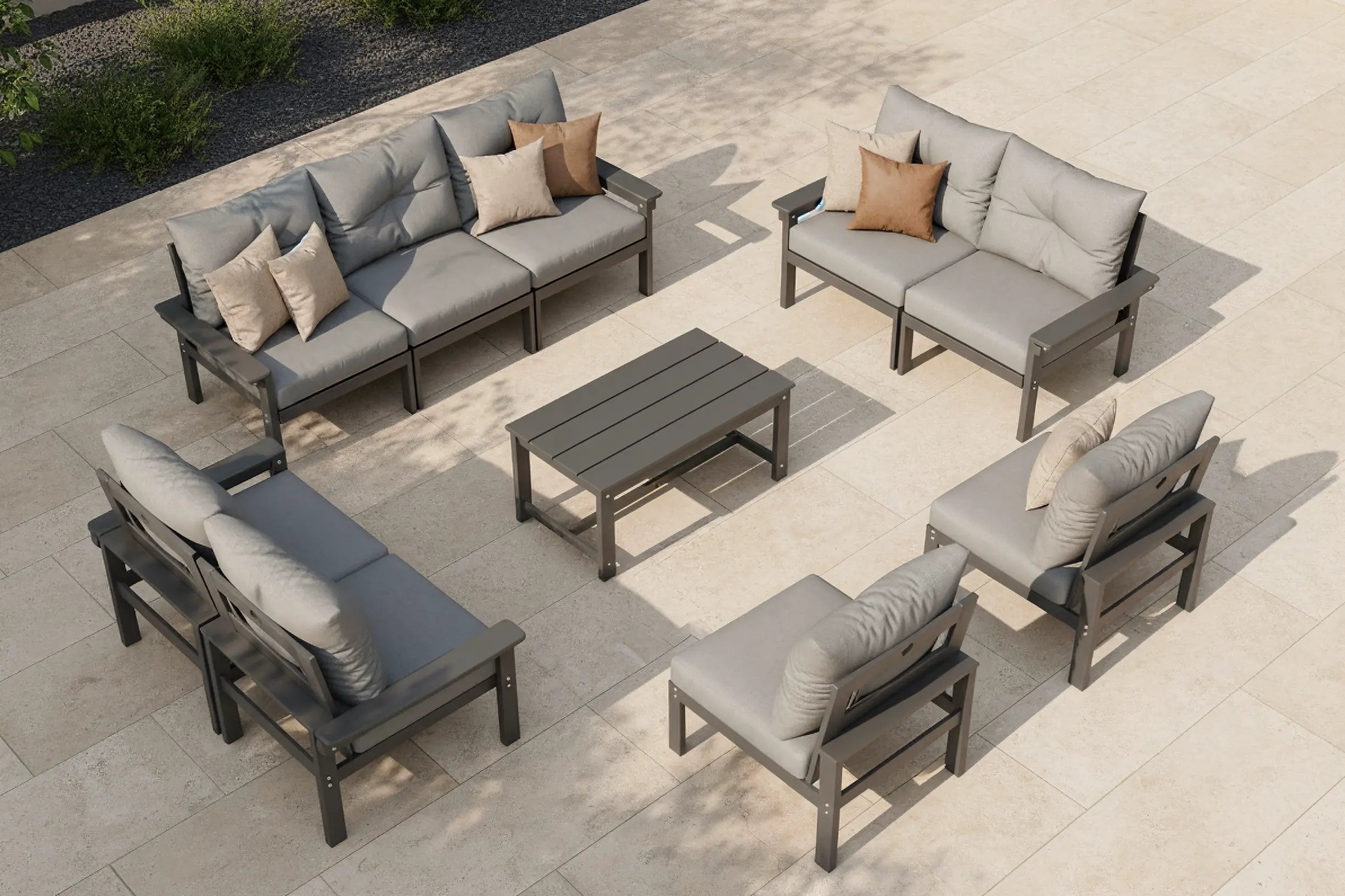 HDPE Frame Outdoor Modular Sofa