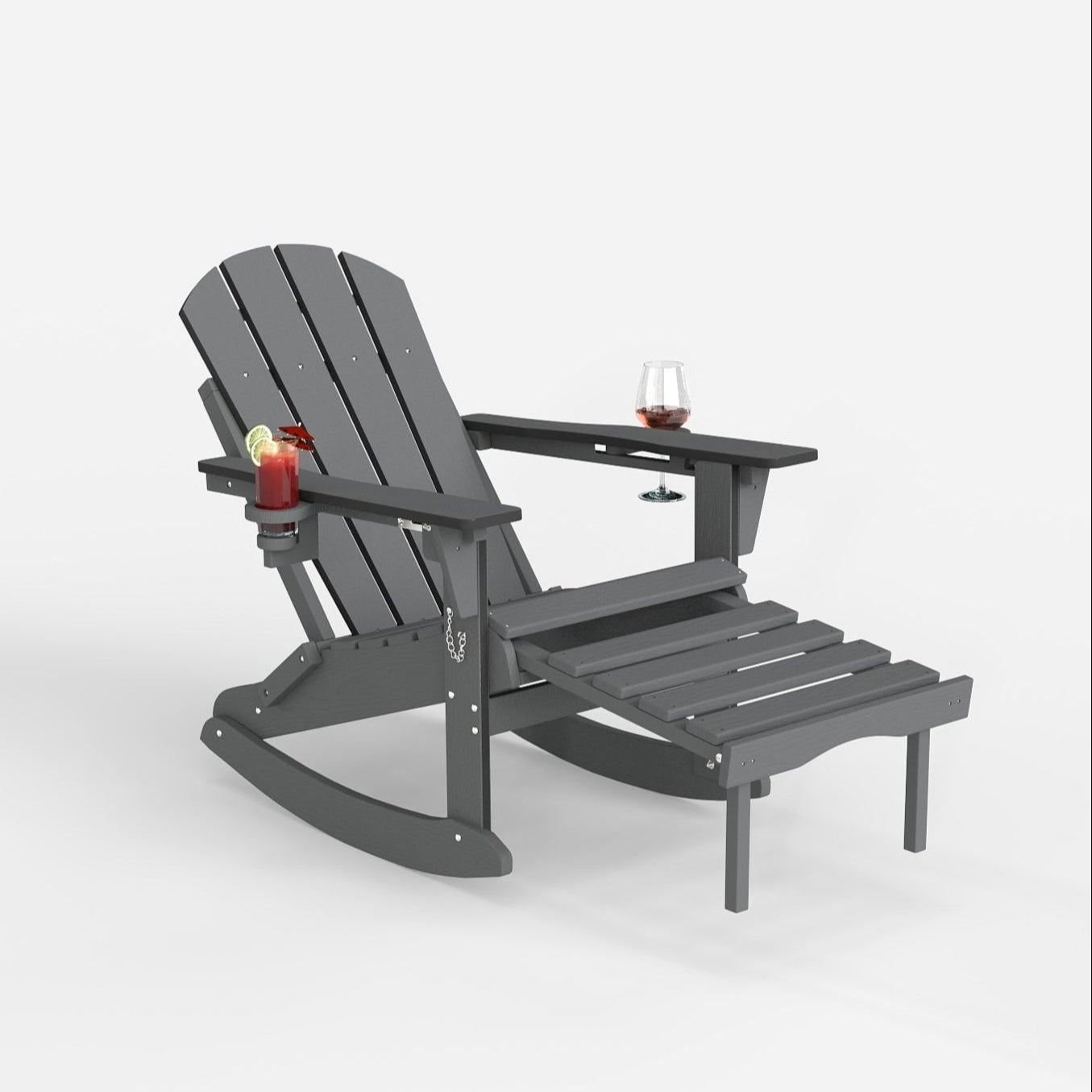 Multifunctional Adirondack Rocking Chair