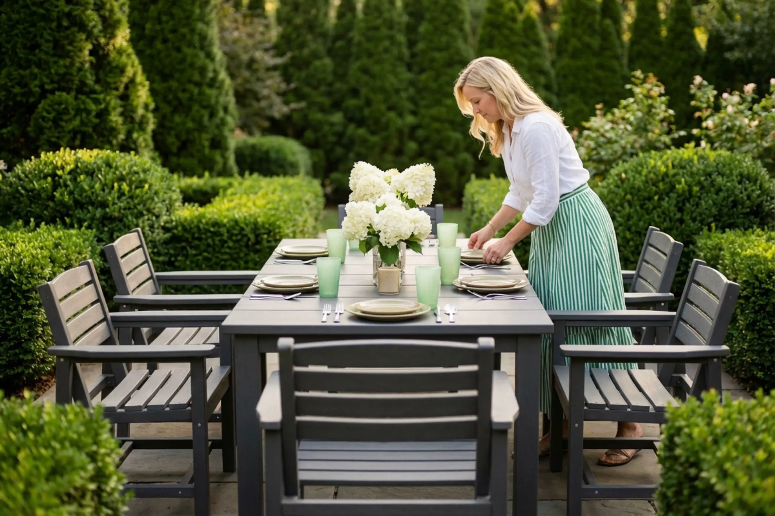 Outdoor Dining Set - Table & Chairs