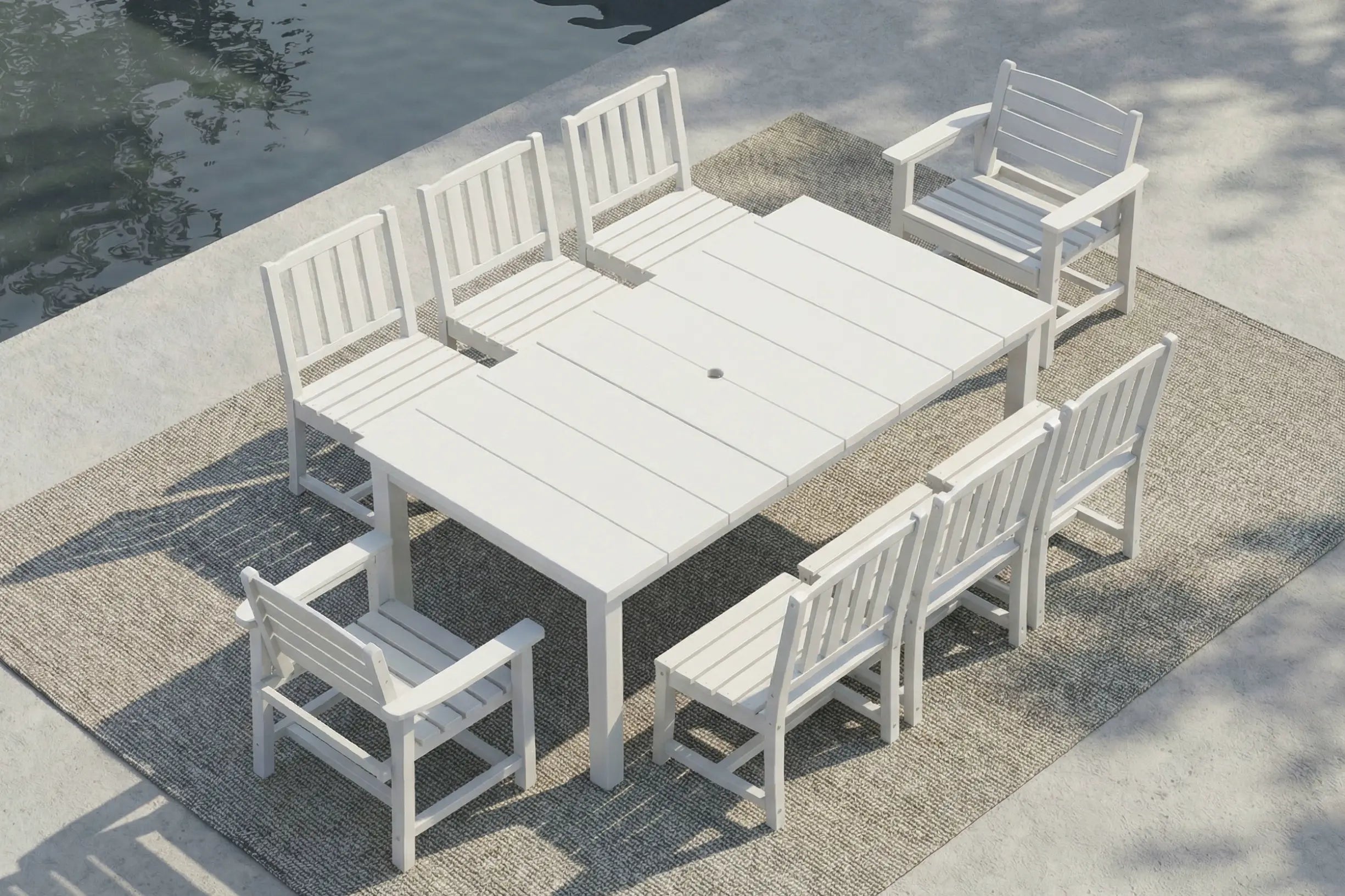 Outdoor Dining Set - Table & Chairs