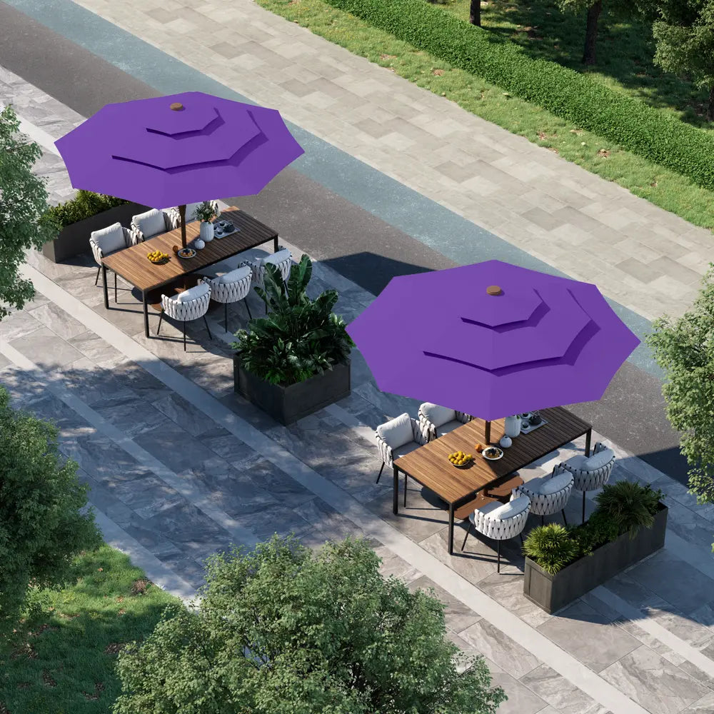 3 Tier Auto-tilt Patio Umbrella