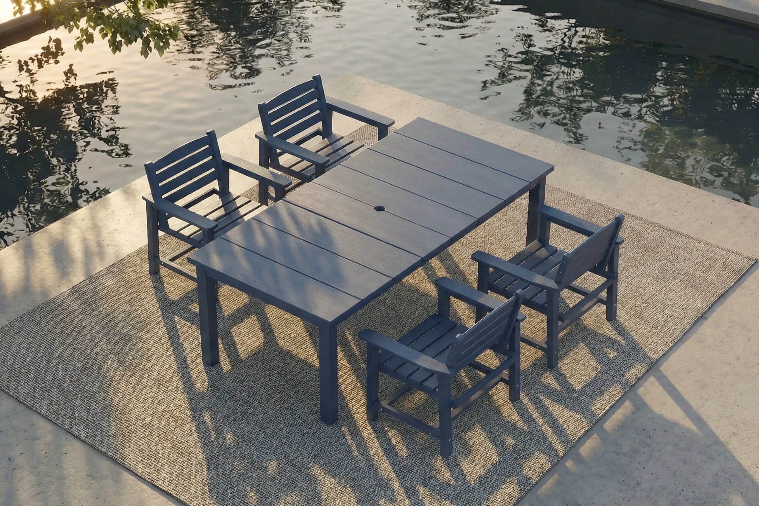 Outdoor Dining Set - Table & Chairs