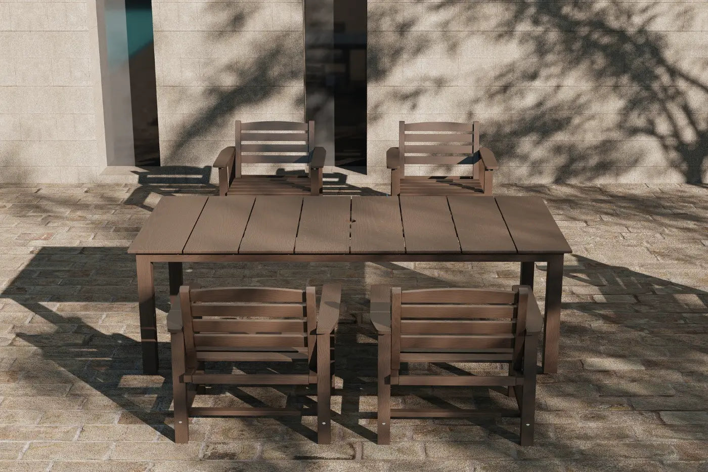 Outdoor Dining Set - Table & Chairs