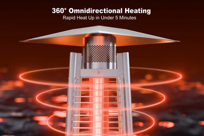 Deluxe Propane Outdoor Patio Heater