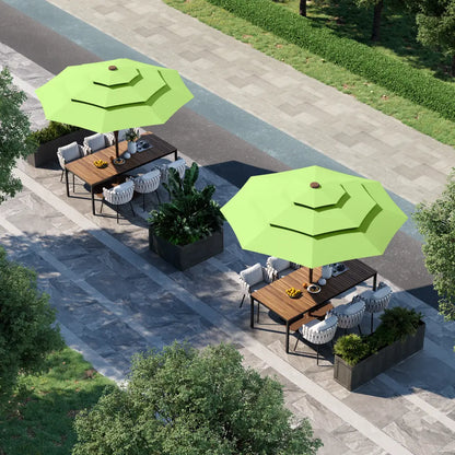 3 Tier Auto-tilt Patio Umbrella
