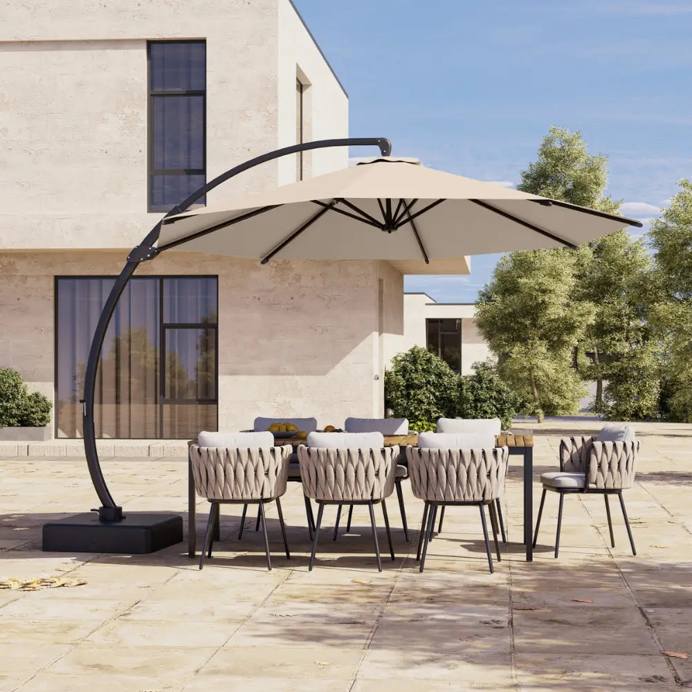 Cantilever Umbrella with Base
