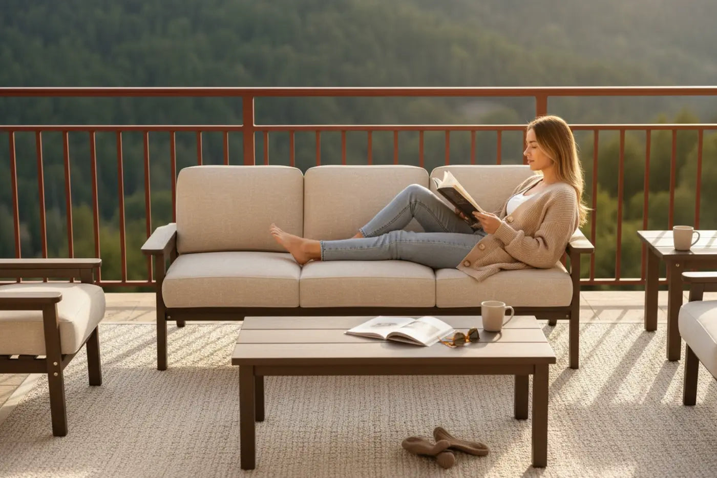 HDPE Modular Outdoor Sofa Set