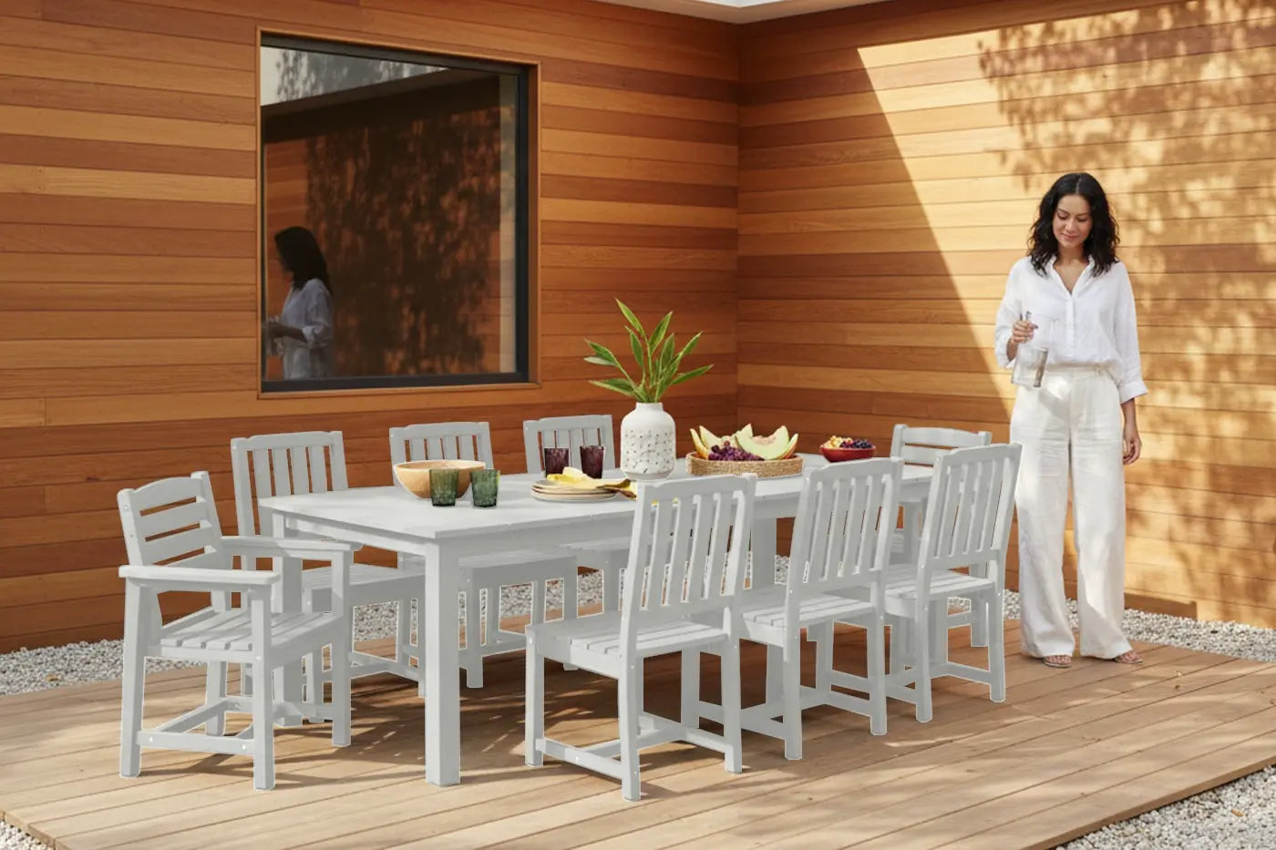 Outdoor Dining Set - Table & Chairs