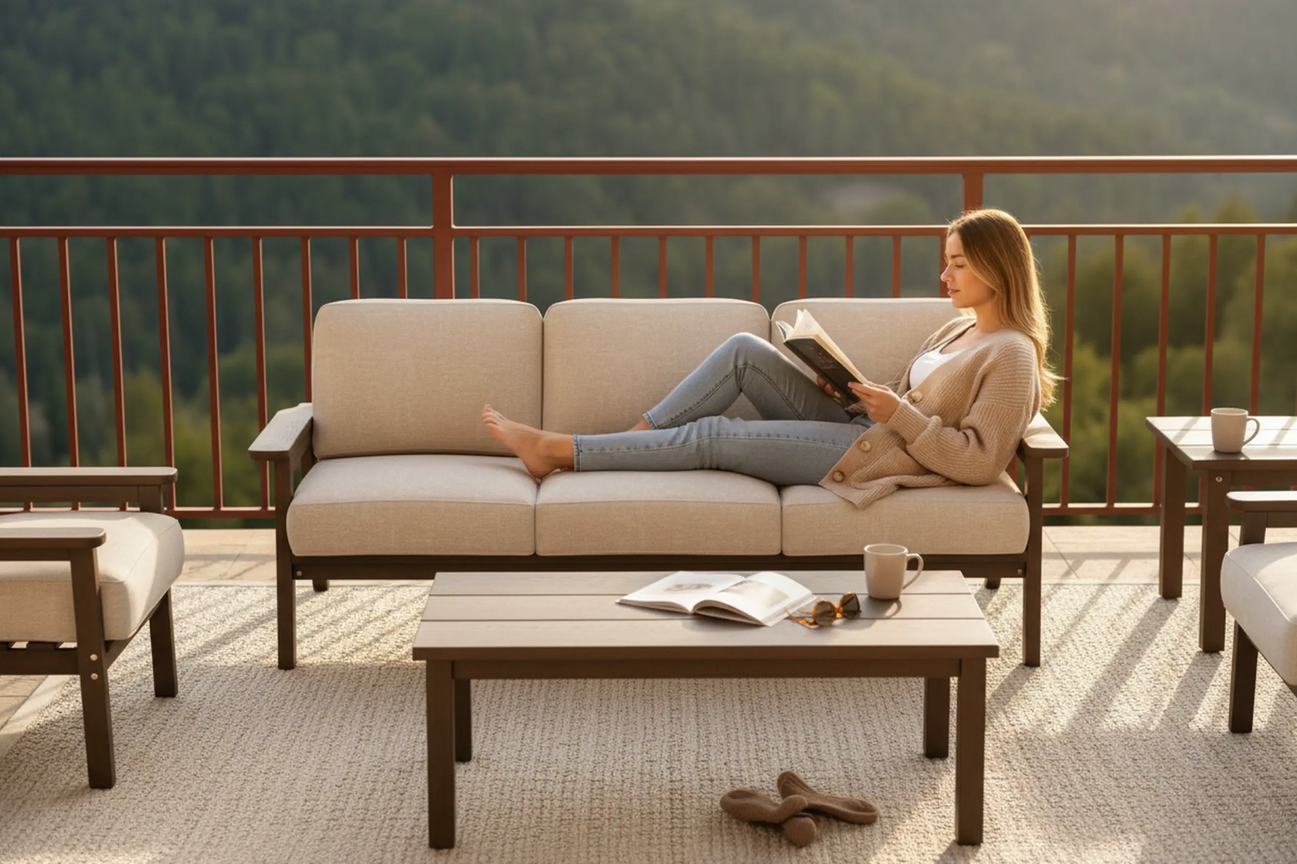 HDPE Modular Outdoor Sofa Set