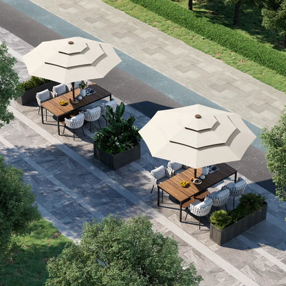 3 Tier Auto-tilt Patio Umbrella