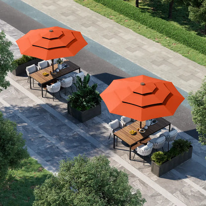 3 Tier Auto-tilt Patio Umbrella