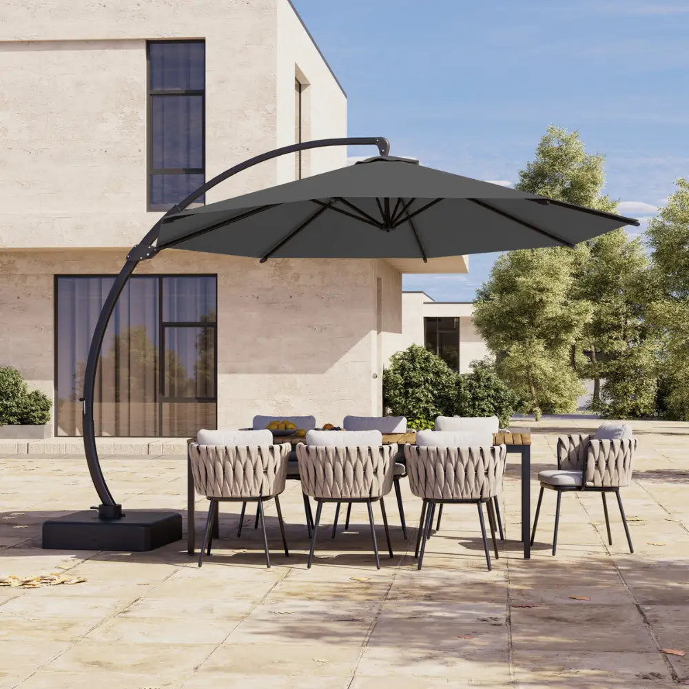 Cantilever Umbrella with Base