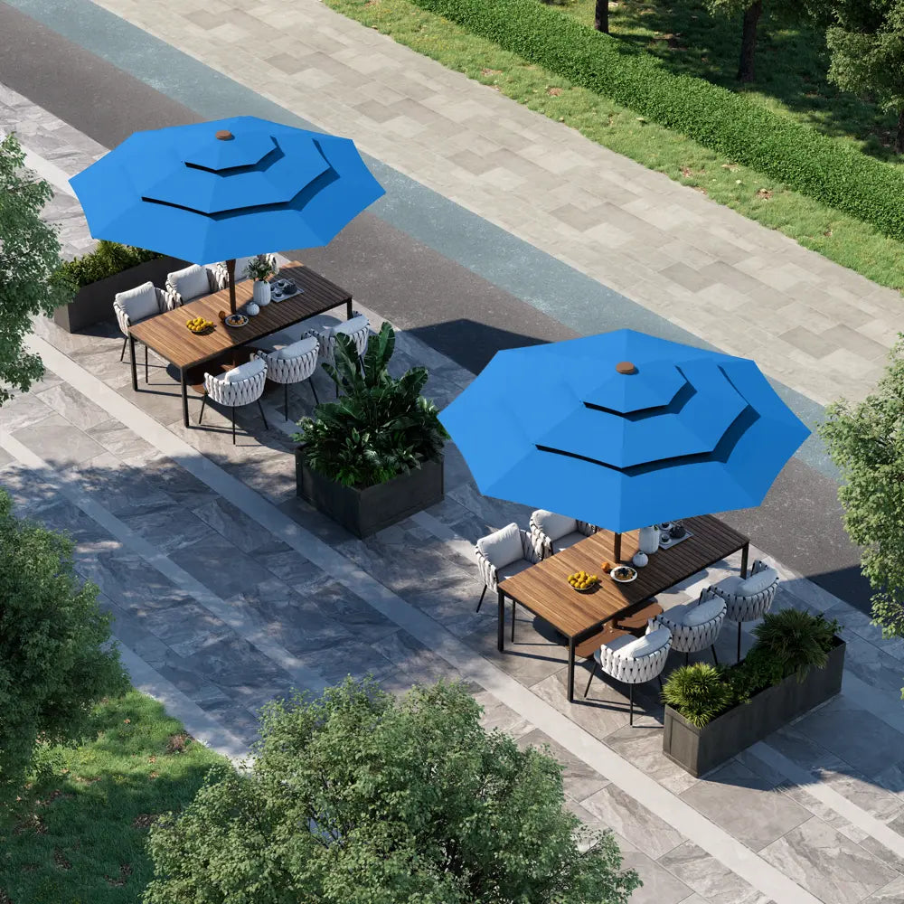 3 Tier Auto-tilt Patio Umbrella